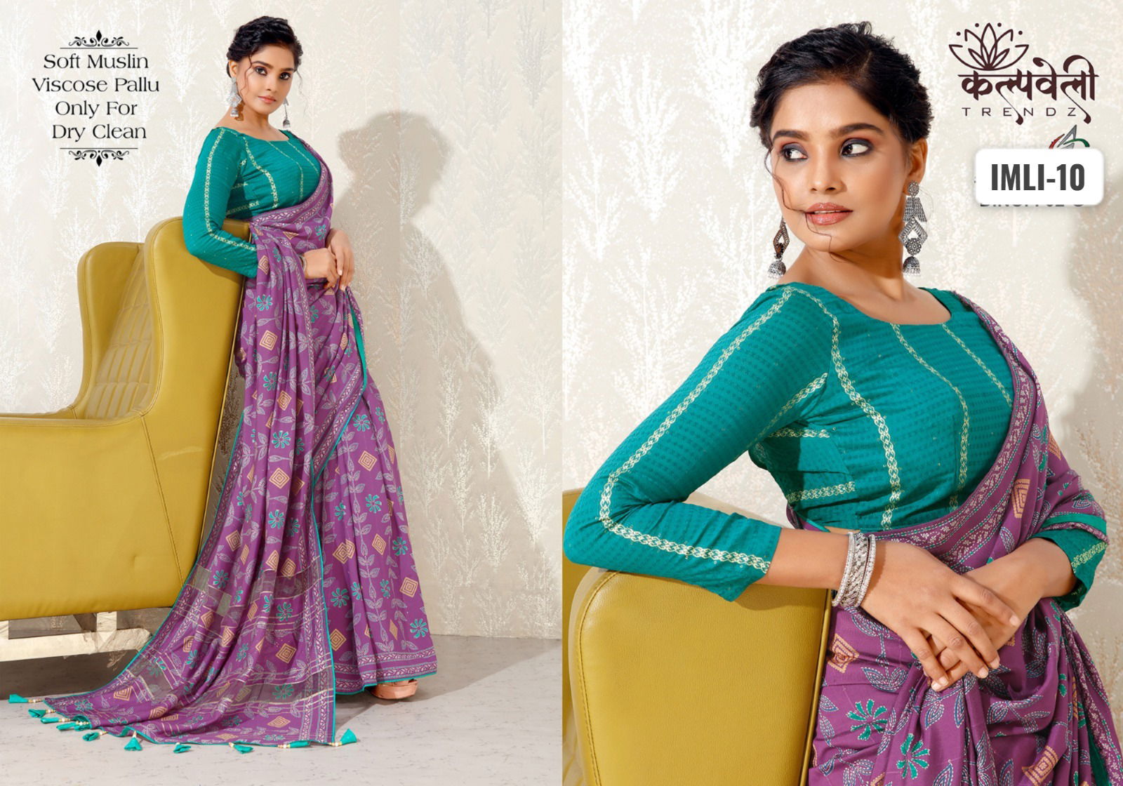 Imli 10 By Kalpatru Muslin Printed Designer Sarees Wholesale Shop In Surat